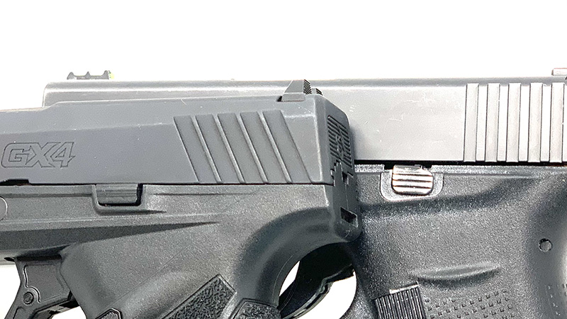 Glock 43 vs Taurus GX4 Slide Stop