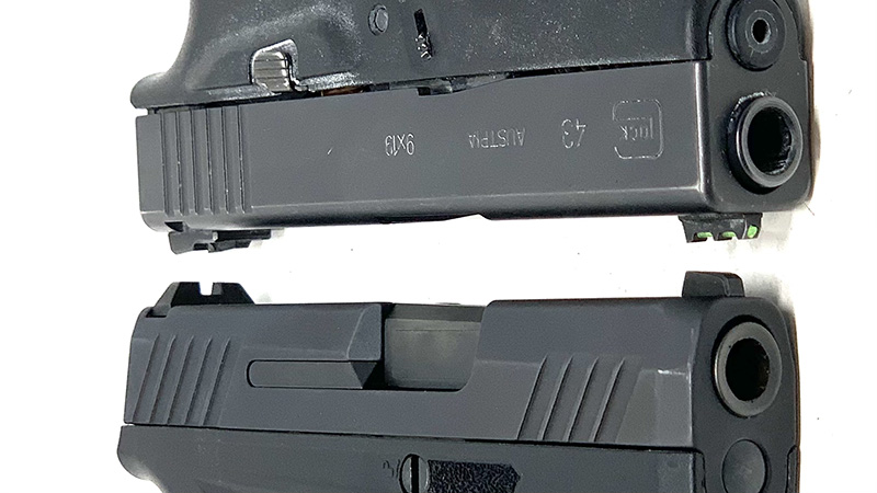 Glock 43 vs Taurus GX4 Slides