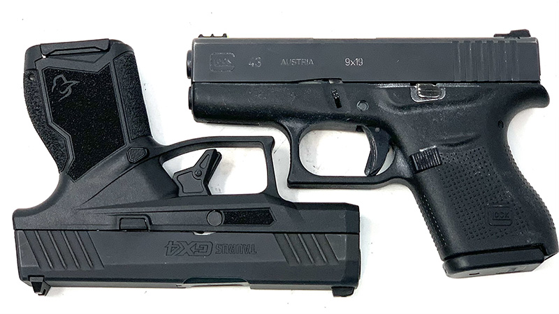 Glock 43 vs Taurus GX4 Square