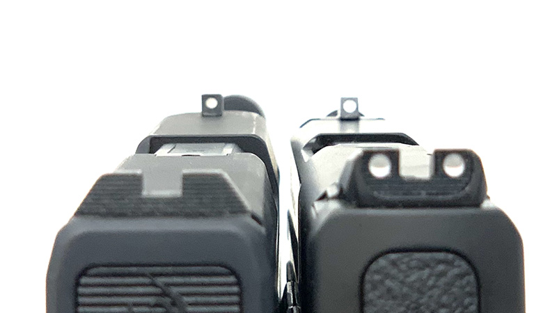 SW Shield Plus vs Taurus GX4 Sights