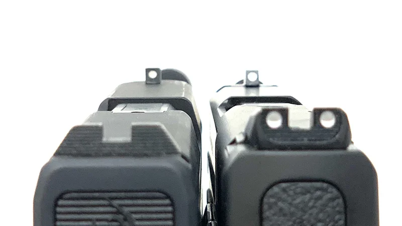SW Shield Plus vs Taurus GX4 Sights