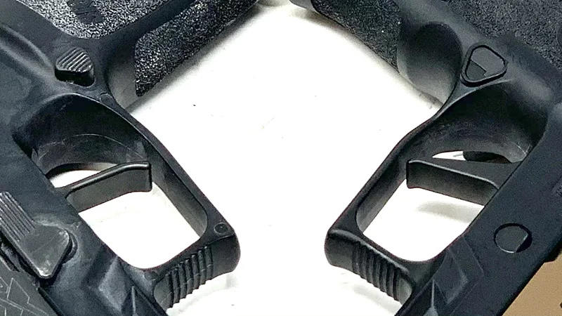 Sig P320 Flat Trigger vs Apex front faces of triggers