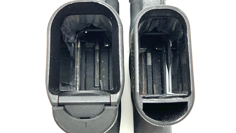 Glock 19 vs 43x Magwell