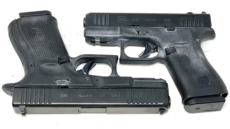 Glock 19 vs 43x Square