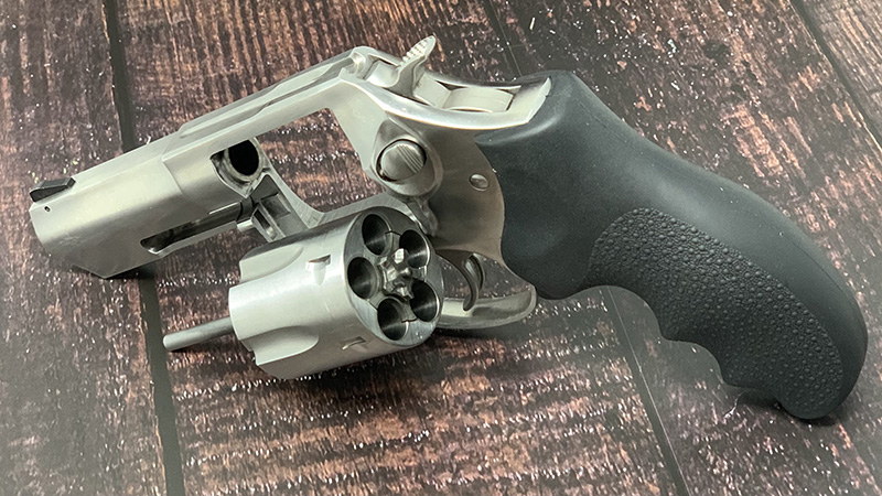 Ruger SP101 Review cylinder out