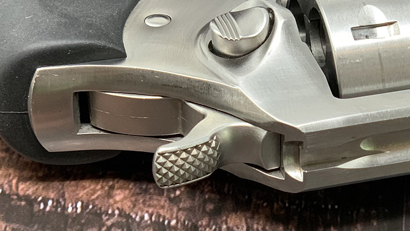 Ruger SP101 Review hammer top