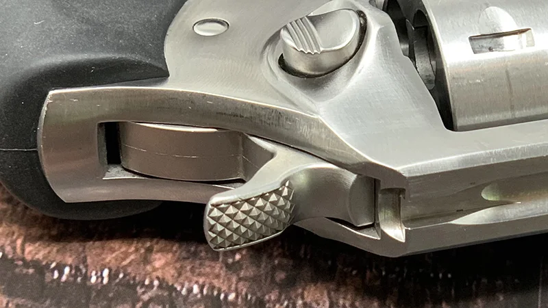 Ruger SP101 Review hammer top