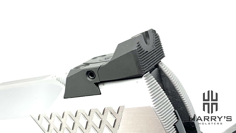 Wilson Combat EDC X9 Review rear sight side