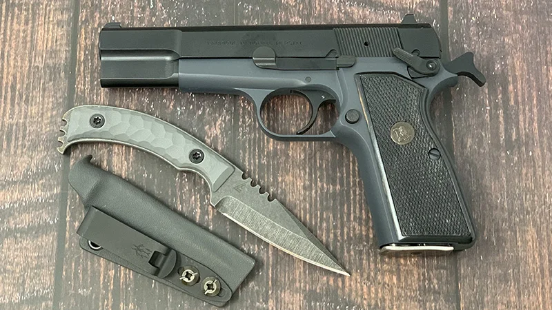 Browning Hi Power Review Blade and Sheath