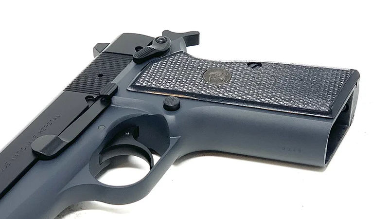 Browning Hi Power Review Front Strap