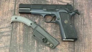 Browning Hi Power Review Sheathed Blade