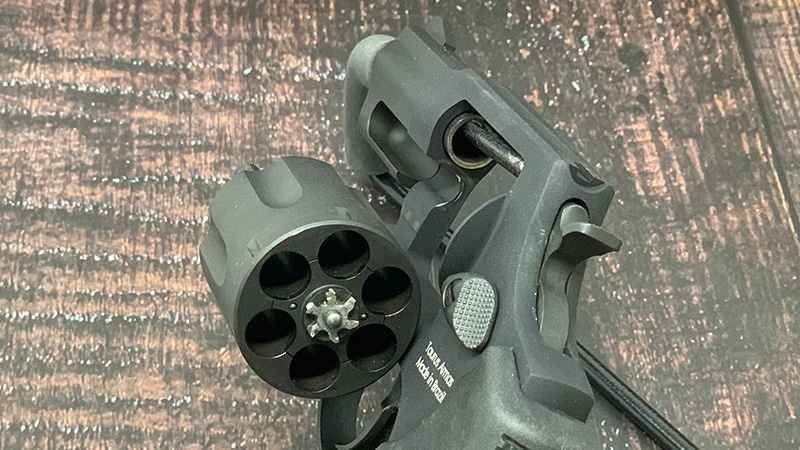 Taurus 856 Review cylinder stand