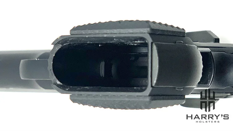 Springfield 1911 EMP magwell side top