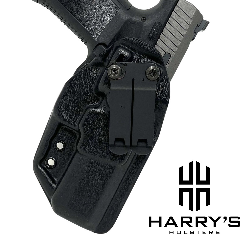 Canik TP9SF ELITE Right Hand Open Top Leather Belt Holster 
