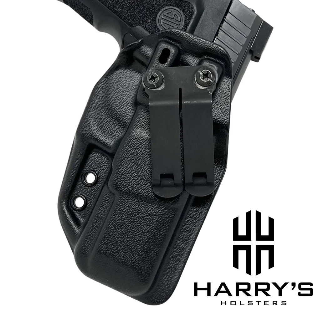 thumbnail image 2 of TEGE OWB Holster For SIG P320, Fits X Carry, Compact, M18, XFive – Right-Hand, Black Polymer, Level 2 Tactical 2 of 4