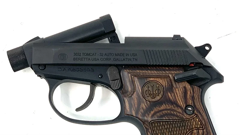 Beretta 3032 Tomcat Covert Review Barrel Tipped Up