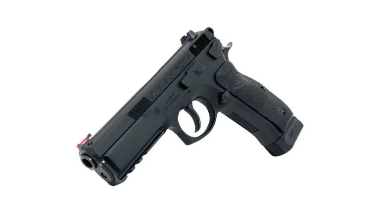 CZ SP01 Review Left Angled