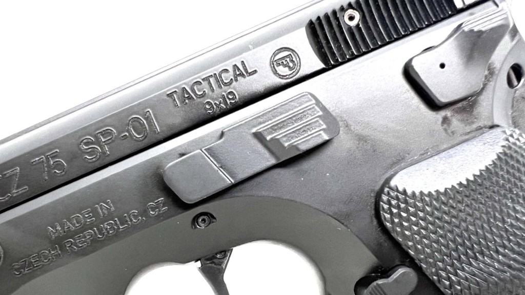 CZ SP01 Review Slide Stop