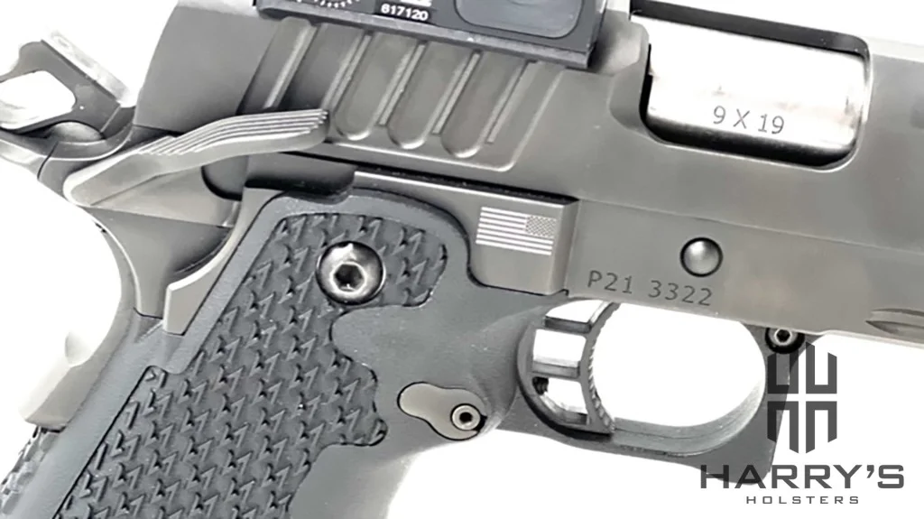 Staccato P Review Right Side Flag