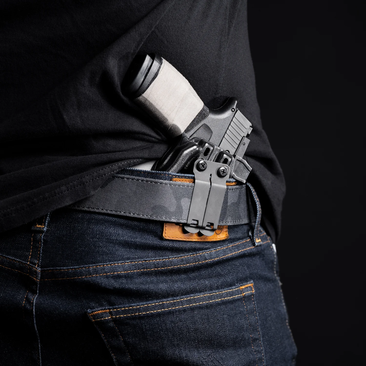 Sig P365X Macro Holster Behind the Hip Without A Belt Infiltrator