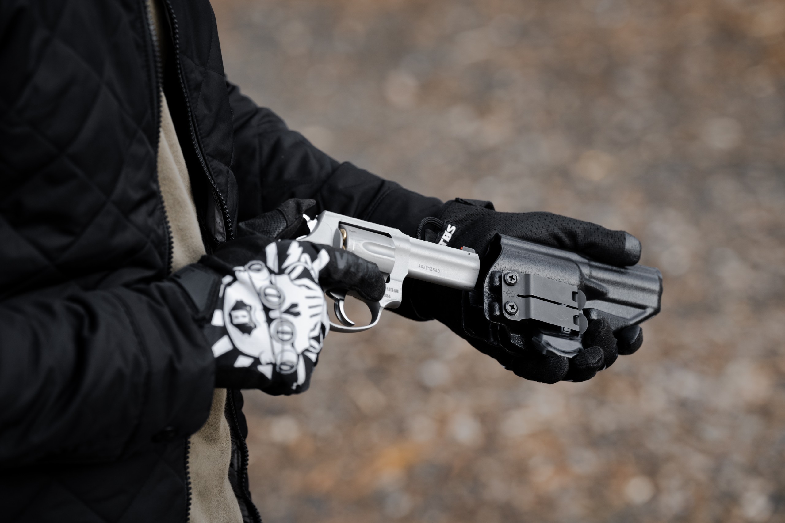 Icon 2.0 Revolver Holster Pulling out of Taurus 856 Holster