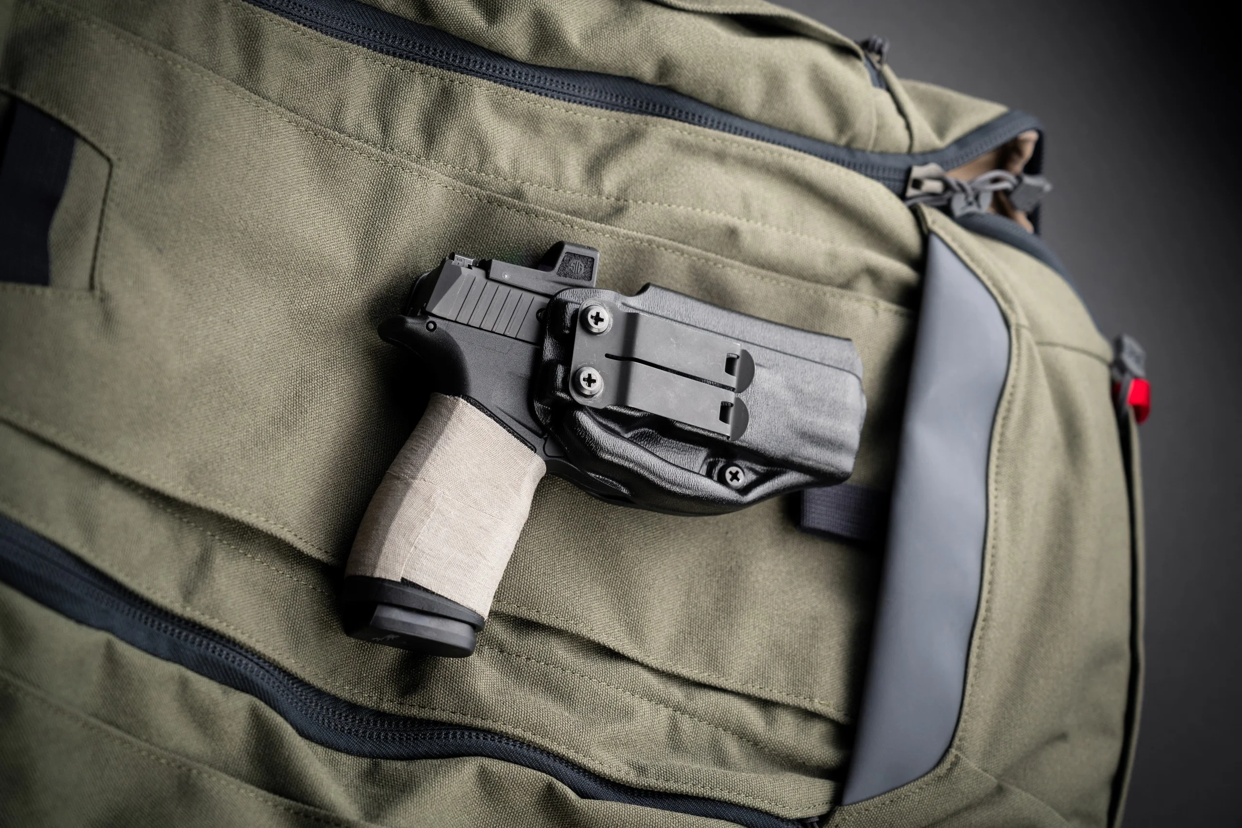 Sig P365X Macro Holster on Vertex Bag