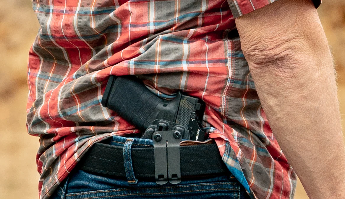 Glock 48 holster strongside wide shot