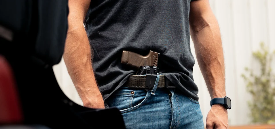 Hellcat Holster through truck