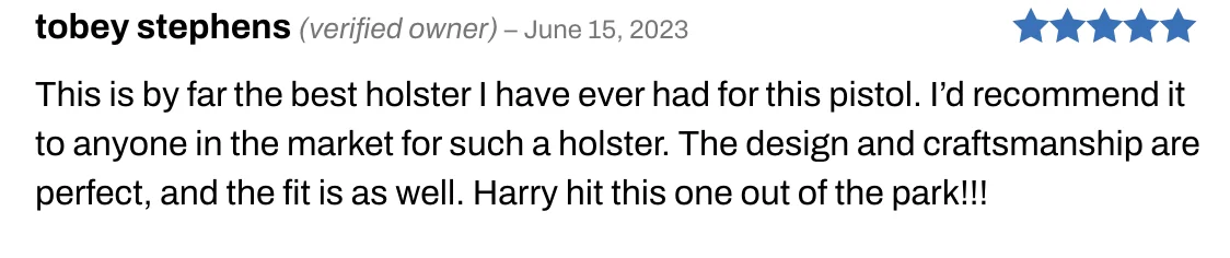 Icon 2.0 Holster Review