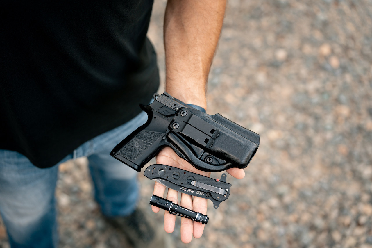 CZ P07 Holster with light