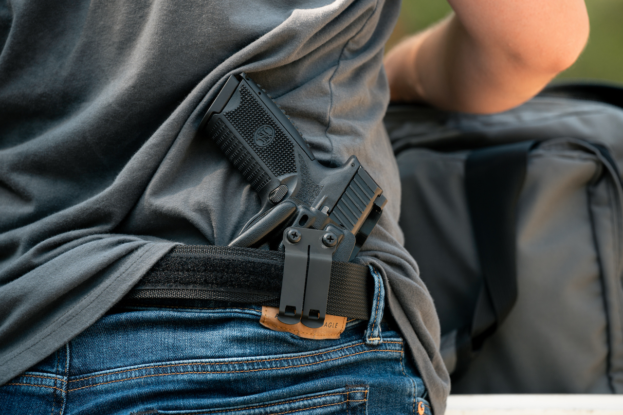 FN 509 Holster Behind the Hip Standing