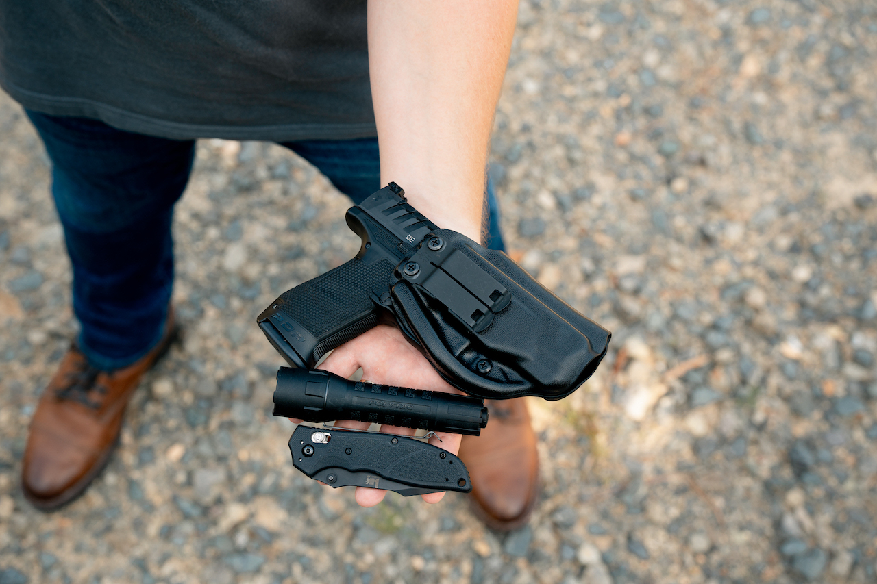 Walther PDP Pocket Dump in hand