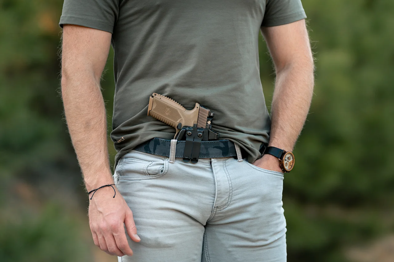 fn 509 tactical holster with red dot